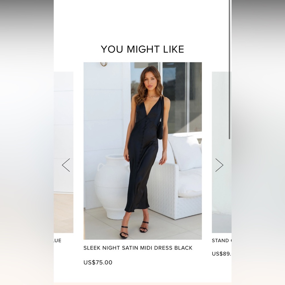 Hello Molly Sleek Night MIDI Dress
